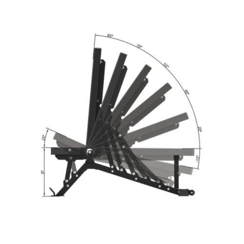 Toorx WBX-700 Adjustable Bench – Verstellbare Fitnessbank - Die Ultimative Trainingsbank für Anfänger und Profis