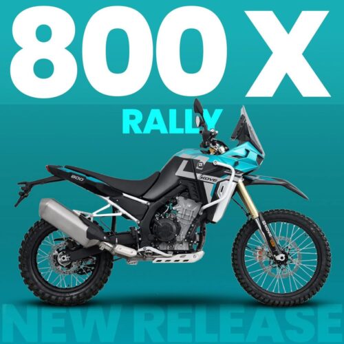 KOVE MOTO 800X RALLY in Aktion auf einem Offroad-Trail