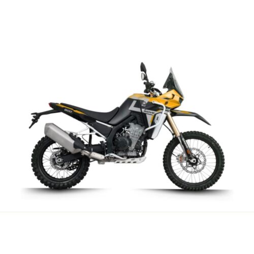 KOVE MOTO 800X RALLY in Aktion auf einem Offroad-Trail