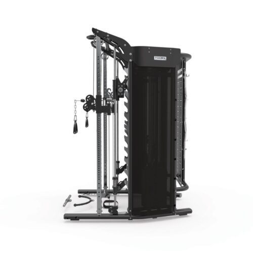 Toorx ASX-7000 – Multifunktionale 3-in-1 Trainingsstation mit Dual Pulley, Smith Machine und Rack.