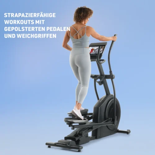 NordicTrack AirGlide 14i Crosstrainer mit 14’’ Touchscreen, Steigung -5 % bis +15 % und iFIT