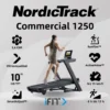 NordicTrack Commercial 1250 Laufband für effektives Heimtraining mit iFit, 3,6 CHP Motor und RunFlex™ Dämpfung