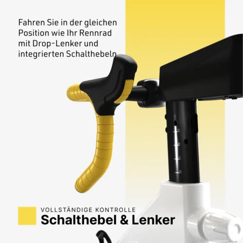 Tour de France Indoor Bike mit 24'' Touchscreen, Steigung bis 20 % und Profi-iFIT Workouts