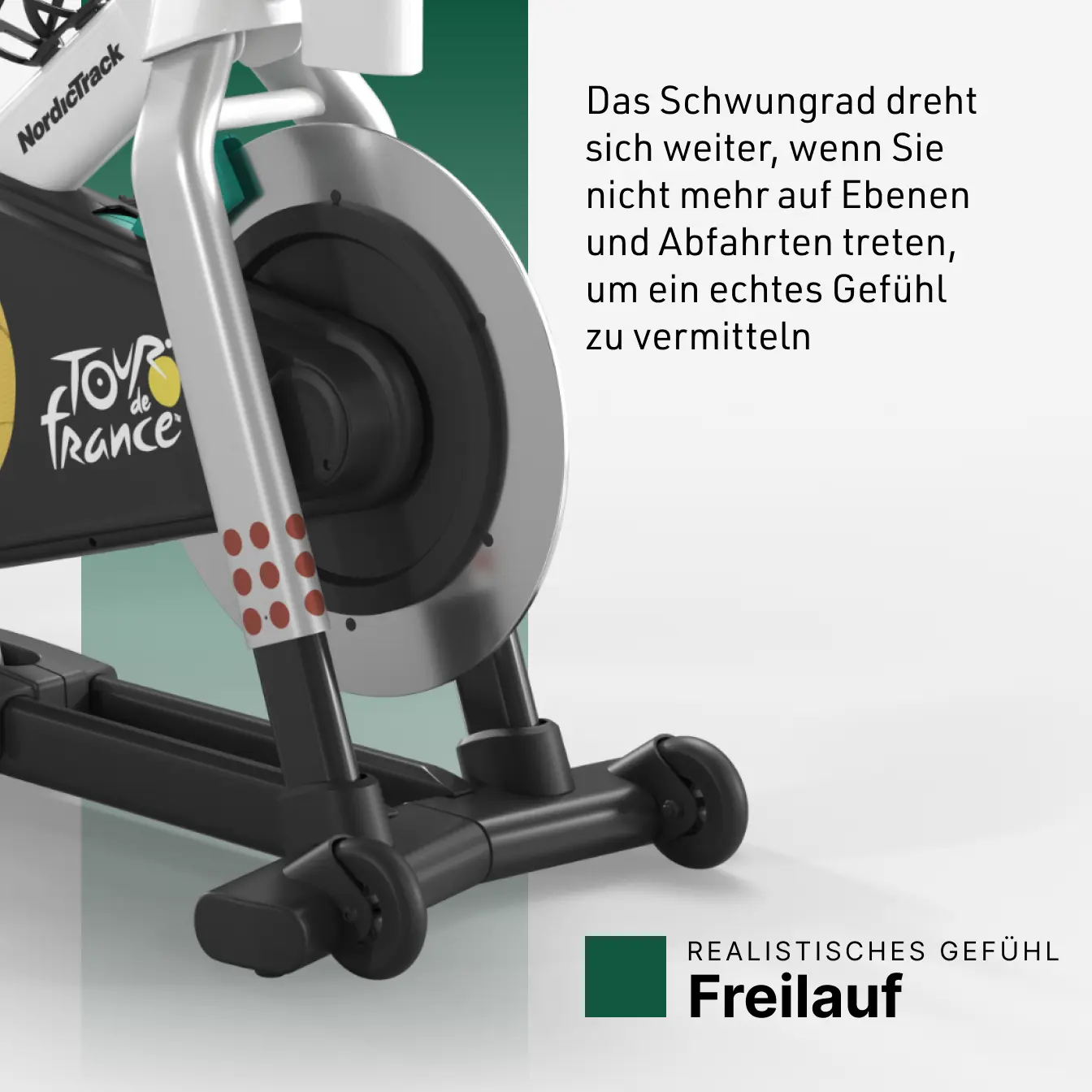 Tour de France Indoor Bike 4 Tour de France Indoor Bike mit 24'' Touchscreen, Steigung bis 20 % und Profi-iFIT Workouts